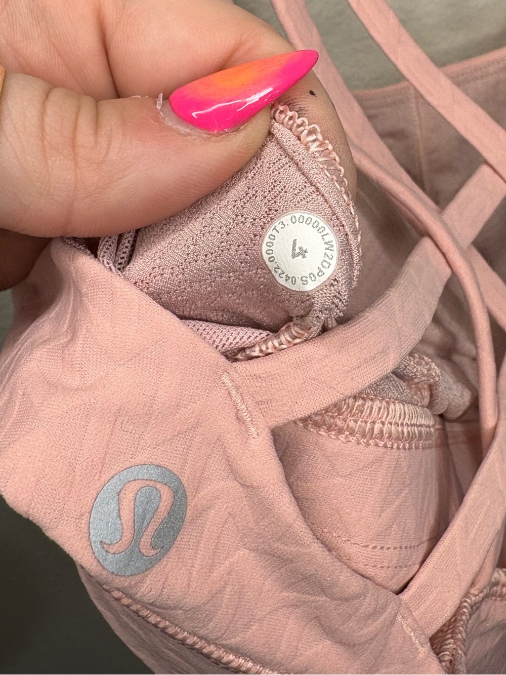 Lululemon Pink Free to Be Elevated Strappy Sports Bra size 4 - Picture 7 of 9